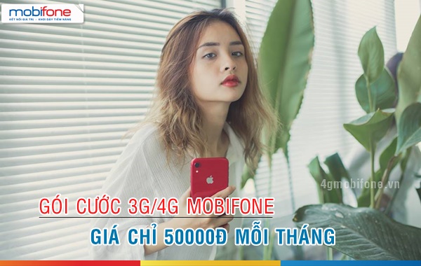 Tổng hợp các gói 3G/4G Mobifone giá 50,000đ mỗi tháng ưu đãi hấp dẫn