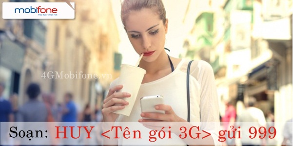 Cách hủy 3G Mobifone - Xóa gói 3G đơn giản nhất
