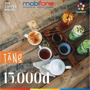 Tải mConnect Mobifone nhận ngay Voucher giảm giá hóa đơn tại The Coffee House