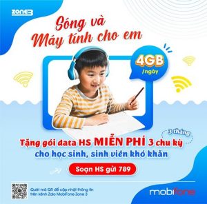 Hướng dẫn đăng ký gói data HS Mobifone nhận 4GB/ ngày miễn phí