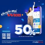 Mobifone khuyến mãi tặng 50% giá trị thẻ nạp ngày 9/9/2022